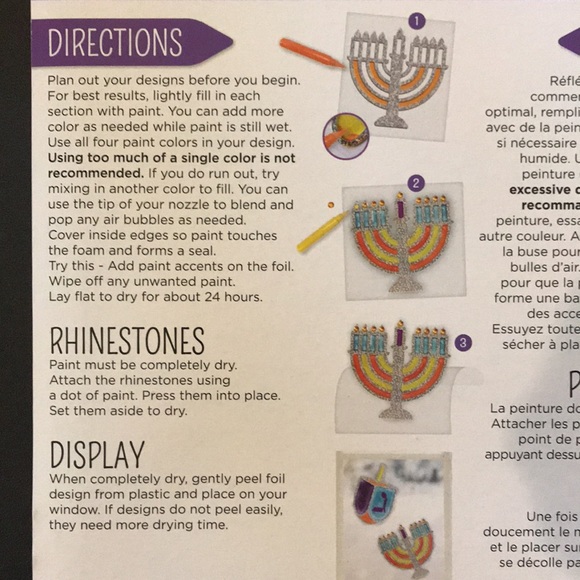 Hanukkah window art for kids - Picture 7 of 7